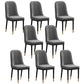Scandinavian Style Upholstered Chair Wingback Parsons Chair for Home Use Dark Gray Set of 8 Clearhalo ' kitchen&dining_furn' 'Dining Chairs' 'Dining Tables & Seating' 'dining_chair' 'Furniture' 'furniture_dining_chair' 'Kitchen & Dining Furniture' 'kitchen' 3454627