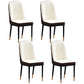 Scandinavian Style Upholstered Chair Wingback Parsons Chair for Home Use White Set of 4 Clearhalo ' kitchen&dining_furn' 'Dining Chairs' 'Dining Tables & Seating' 'dining_chair' 'Furniture' 'furniture_dining_chair' 'Kitchen & Dining Furniture' 'kitchen' 3454632