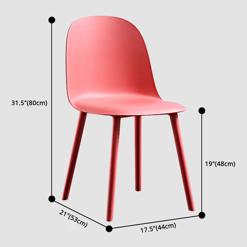 Glam Style Metal Side Chair Matte Finish Solid Back Dining Room Dining Chair Clearhalo ' kitchen&dining_furn' 'Dining Chairs' 'Dining Tables & Seating' 'dining_chair' 'Furniture' 'furniture_dining_chair' 'Kitchen & Dining Furniture' 'kitchen' 3454714