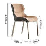 Metal Contemporary Dining Room Side Chair Parsons Matte Finish Dining Chair Clearhalo ' kitchen&dining_furn' 'Dining Chairs' 'Dining Tables & Seating' 'dining_chair' 'Furniture' 'furniture_dining_chair' 'Kitchen & Dining Furniture' 'kitchen' 3454790