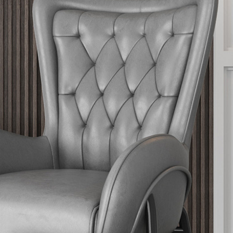 Scandinavian Wingback Metal Dining Arm Chair Kitchen Gold Dining Arm Chair Clearhalo ' kitchen&dining_furn' 'Dining Chairs' 'Dining Tables & Seating' 'dining_chair' 'Furniture' 'furniture_dining_chair' 'Kitchen & Dining Furniture' 'kitchen' 3454856