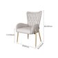 Scandinavian Wingback Metal Dining Arm Chair Kitchen Gold Dining Arm Chair Clearhalo ' kitchen&dining_furn' 'Dining Chairs' 'Dining Tables & Seating' 'dining_chair' 'Furniture' 'furniture_dining_chair' 'Kitchen & Dining Furniture' 'kitchen' 3454859