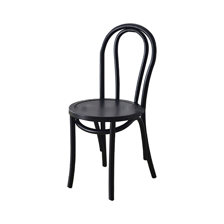 Modern Kitchen Dining Room Birch Wood Chair Windsor Back Side Chairs Set Black Black 1 Piece Clearhalo ' kitchen&dining_furn' 'Dining Chairs' 'Dining Tables & Seating' 'dining_chair' 'Furniture' 'furniture_dining_chair' 'Kitchen & Dining Furniture' 'kitchen' 3454921