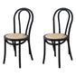 Modern Kitchen Dining Room Birch Wood Chair Windsor Back Side Chairs Set Black Beige Set of 2 Clearhalo ' kitchen&dining_furn' 'Dining Chairs' 'Dining Tables & Seating' 'dining_chair' 'Furniture' 'furniture_dining_chair' 'Kitchen & Dining Furniture' 'kitchen' 3454927