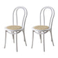 Modern Kitchen Dining Room Birch Wood Chair Windsor Back Side Chairs Set White Beige Set of 2 Clearhalo ' kitchen&dining_furn' 'Dining Chairs' 'Dining Tables & Seating' 'dining_chair' 'Furniture' 'furniture_dining_chair' 'Kitchen & Dining Furniture' 'kitchen' 3454934