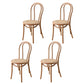 Modern Kitchen Dining Room Birch Wood Chair Windsor Back Side Chairs Set Wood Beige Set of 4 Clearhalo ' kitchen&dining_furn' 'Dining Chairs' 'Dining Tables & Seating' 'dining_chair' 'Furniture' 'furniture_dining_chair' 'Kitchen & Dining Furniture' 'kitchen' 3454957
