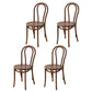 Modern Kitchen Dining Room Birch Wood Chair Windsor Back Side Chairs Set Walnut Dark Brown Set of 4 Clearhalo ' kitchen&dining_furn' 'Dining Chairs' 'Dining Tables & Seating' 'dining_chair' 'Furniture' 'furniture_dining_chair' 'Kitchen & Dining Furniture' 'kitchen' 3454960