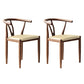 Nordic Style Metal Dining Arm Chair PU Leather Dining Chairs for Home Use Beige Walnut Set of 2 Clearhalo ' kitchen&dining_furn' 'Dining Chairs' 'Dining Tables & Seating' 'dining_chair' 'Furniture' 'furniture_dining_chair' 'Kitchen & Dining Furniture' 'kitchen' 3455004