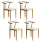 Nordic Style Metal Dining Arm Chair PU Leather Dining Chairs for Home Use Beige Natural Wood Set of 4 Clearhalo ' kitchen&dining_furn' 'Dining Chairs' 'Dining Tables & Seating' 'dining_chair' 'Furniture' 'furniture_dining_chair' 'Kitchen & Dining Furniture' 'kitchen' 3455011