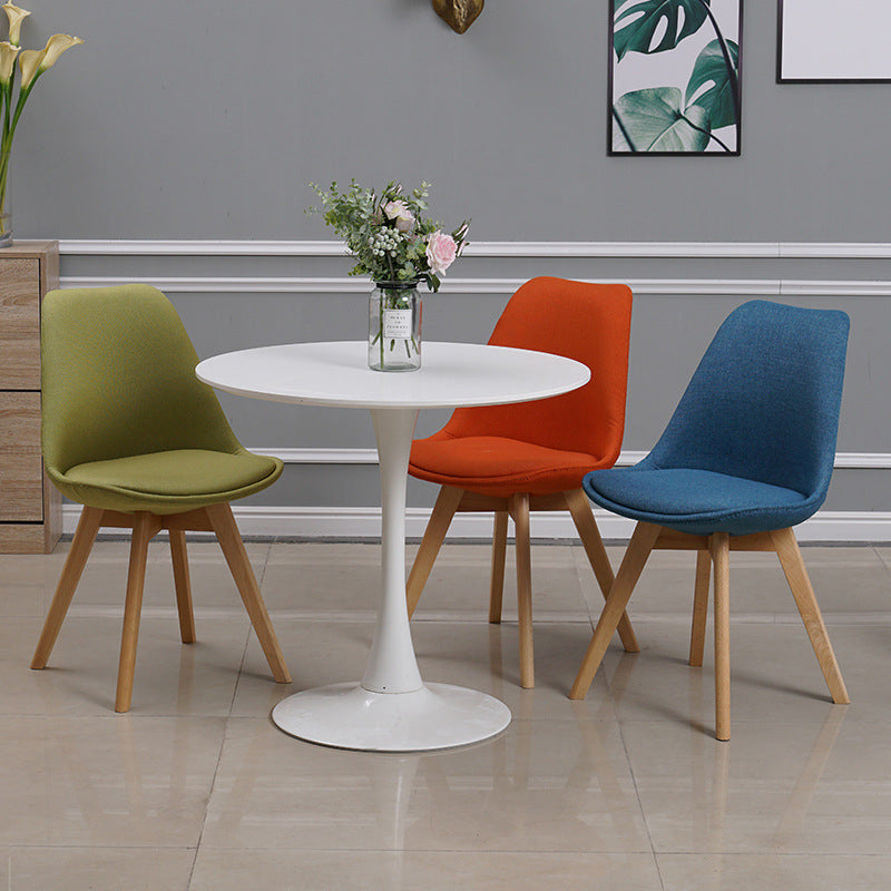 Wood Scandinavian Brasserie Side Chair 17'' Wide Parsons Dining Chairs Clearhalo ' kitchen&dining_furn' 'Dining Chairs' 'Dining Tables & Seating' 'dining_chair' 'Furniture' 'furniture_dining_chair' 'Kitchen & Dining Furniture' 'kitchen' 3455035