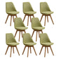 Wood Scandinavian Brasserie Side Chair 17'' Wide Parsons Dining Chairs Green Set of 8 Clearhalo ' kitchen&dining_furn' 'Dining Chairs' 'Dining Tables & Seating' 'dining_chair' 'Furniture' 'furniture_dining_chair' 'Kitchen & Dining Furniture' 'kitchen' 3455040