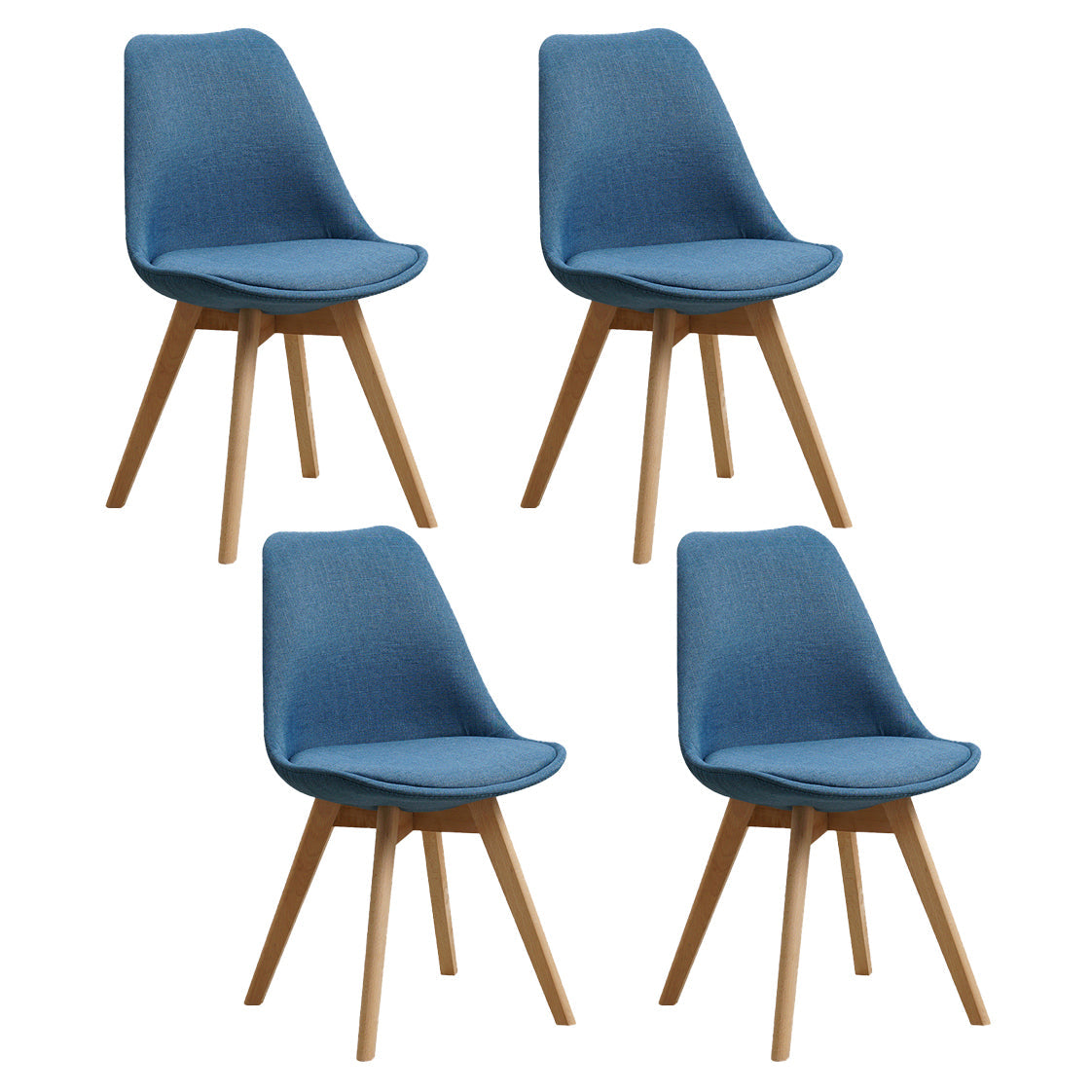 Wood Scandinavian Brasserie Side Chair 17'' Wide Parsons Dining Chairs Blue Set of 4 Clearhalo ' kitchen&dining_furn' 'Dining Chairs' 'Dining Tables & Seating' 'dining_chair' 'Furniture' 'furniture_dining_chair' 'Kitchen & Dining Furniture' 'kitchen' 3455052