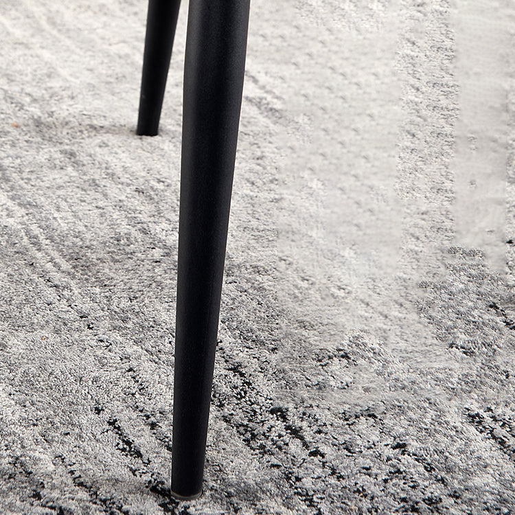 Contemporary Metal Armless Dining Chairs Wingback Side Chair for Home Use Clearhalo ' kitchen&dining_furn' 'Dining Chairs' 'Dining Tables & Seating' 'dining_chair' 'Furniture' 'furniture_dining_chair' 'Kitchen & Dining Furniture' 'kitchen' 3455089