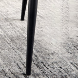 Contemporary Metal Armless Dining Chairs Wingback Side Chair for Home Use Clearhalo ' kitchen&dining_furn' 'Dining Chairs' 'Dining Tables & Seating' 'dining_chair' 'Furniture' 'furniture_dining_chair' 'Kitchen & Dining Furniture' 'kitchen' 3455089