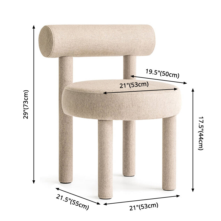 Contemporary Side Wood Dining Room Chair Open Back Dining Side Chair for Home Use Clearhalo ' kitchen&dining_furn' 'Dining Chairs' 'Dining Tables & Seating' 'dining_chair' 'Furniture' 'furniture_dining_chair' 'Kitchen & Dining Furniture' 'kitchen' 3455153