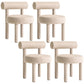Contemporary Side Wood Dining Room Chair Open Back Dining Side Chair for Home Use Off-White Set of 4 Clearhalo ' kitchen&dining_furn' 'Dining Chairs' 'Dining Tables & Seating' 'dining_chair' 'Furniture' 'furniture_dining_chair' 'Kitchen & Dining Furniture' 'kitchen' 3455159