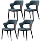 Contemporary Dining Chair Upholstered Open Back Dining Side Chair for Home Blue Set of 4 Clearhalo ' kitchen&dining_furn' 'Dining Chairs' 'Dining Tables & Seating' 'dining_chair' 'Furniture' 'furniture_dining_chair' 'Kitchen & Dining Furniture' 'kitchen' 3455161