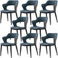 Contemporary Dining Chair Upholstered Open Back Dining Side Chair for Home Blue Set of 8 Clearhalo ' kitchen&dining_furn' 'Dining Chairs' 'Dining Tables & Seating' 'dining_chair' 'Furniture' 'furniture_dining_chair' 'Kitchen & Dining Furniture' 'kitchen' 3455163