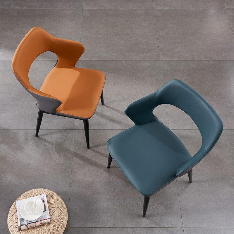 Contemporary Dining Chair Upholstered Open Back Dining Side Chair for Home Clearhalo ' kitchen&dining_furn' 'Dining Chairs' 'Dining Tables & Seating' 'dining_chair' 'Furniture' 'furniture_dining_chair' 'Kitchen & Dining Furniture' 'kitchen' 3455166