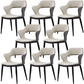 Contemporary Dining Chair Upholstered Open Back Dining Side Chair for Home Off-White Set of 8 Clearhalo ' kitchen&dining_furn' 'Dining Chairs' 'Dining Tables & Seating' 'dining_chair' 'Furniture' 'furniture_dining_chair' 'Kitchen & Dining Furniture' 'kitchen' 3455167