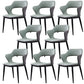 Contemporary Dining Chair Upholstered Open Back Dining Side Chair for Home Green Set of 8 Clearhalo ' kitchen&dining_furn' 'Dining Chairs' 'Dining Tables & Seating' 'dining_chair' 'Furniture' 'furniture_dining_chair' 'Kitchen & Dining Furniture' 'kitchen' 3455170