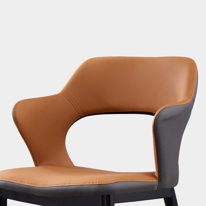 Contemporary Dining Chair Upholstered Open Back Dining Side Chair for Home Clearhalo ' kitchen&dining_furn' 'Dining Chairs' 'Dining Tables & Seating' 'dining_chair' 'Furniture' 'furniture_dining_chair' 'Kitchen & Dining Furniture' 'kitchen' 3455171