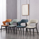 Contemporary Dining Chair Upholstered Open Back Dining Side Chair for Home Clearhalo ' kitchen&dining_furn' 'Dining Chairs' 'Dining Tables & Seating' 'dining_chair' 'Furniture' 'furniture_dining_chair' 'Kitchen & Dining Furniture' 'kitchen' 3455181