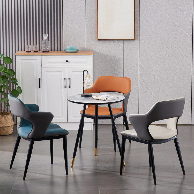 Contemporary Dining Chair Upholstered Open Back Dining Side Chair for Home Clearhalo ' kitchen&dining_furn' 'Dining Chairs' 'Dining Tables & Seating' 'dining_chair' 'Furniture' 'furniture_dining_chair' 'Kitchen & Dining Furniture' 'kitchen' 3455182