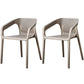 Glam Style 20'' Wide Plastic Side Chair Solid Back Chair with 4 Legs For Home Use Grey Set of 2 Clearhalo ' kitchen&dining_furn' 'Dining Chairs' 'Dining Tables & Seating' 'dining_chair' 'Furniture' 'furniture_dining_chair' 'Kitchen & Dining Furniture' 'kitchen' 3455208