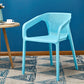 Glam Style 20'' Wide Plastic Side Chair Solid Back Chair with 4 Legs For Home Use Light Blue 1 Piece Clearhalo ' kitchen&dining_furn' 'Dining Chairs' 'Dining Tables & Seating' 'dining_chair' 'Furniture' 'furniture_dining_chair' 'Kitchen & Dining Furniture' 'kitchen' 3455239