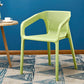 Glam Style 20'' Wide Plastic Side Chair Solid Back Chair with 4 Legs For Home Use Light Green 1 Piece Clearhalo ' kitchen&dining_furn' 'Dining Chairs' 'Dining Tables & Seating' 'dining_chair' 'Furniture' 'furniture_dining_chair' 'Kitchen & Dining Furniture' 'kitchen' 3455244