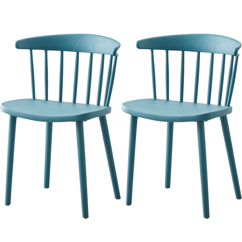 Modern Plastic Winsor Chair 30"H Acrylic Dining Chair for Restaurant Bedroom Airy Blue Set of 2 Clearhalo ' kitchen&dining_furn' 'Dining Chairs' 'Dining Tables & Seating' 'dining_chair' 'Furniture' 'furniture_dining_chair' 'Kitchen & Dining Furniture' 'kitchen' 3455253