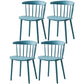 Modern Plastic Winsor Chair 30"H Acrylic Dining Chair for Restaurant Bedroom Airy Blue Set of 4 Clearhalo ' kitchen&dining_furn' 'Dining Chairs' 'Dining Tables & Seating' 'dining_chair' 'Furniture' 'furniture_dining_chair' 'Kitchen & Dining Furniture' 'kitchen' 3455255