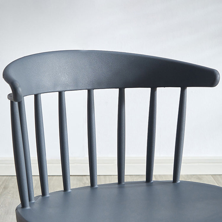 Modern Plastic Winsor Chair 30"H Acrylic Dining Chair for Restaurant Bedroom Clearhalo ' kitchen&dining_furn' 'Dining Chairs' 'Dining Tables & Seating' 'dining_chair' 'Furniture' 'furniture_dining_chair' 'Kitchen & Dining Furniture' 'kitchen' 3455256