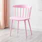 Modern Plastic Winsor Chair 30"H Acrylic Dining Chair for Restaurant Bedroom Pink 1 Piece Clearhalo ' kitchen&dining_furn' 'Dining Chairs' 'Dining Tables & Seating' 'dining_chair' 'Furniture' 'furniture_dining_chair' 'Kitchen & Dining Furniture' 'kitchen' 3455257