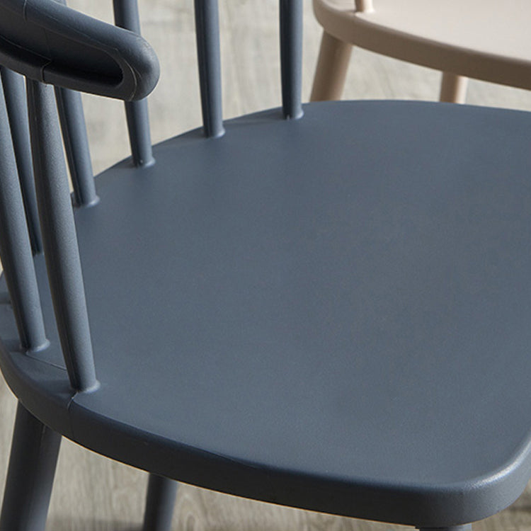 Modern Plastic Winsor Chair 30"H Acrylic Dining Chair for Restaurant Bedroom Clearhalo ' kitchen&dining_furn' 'Dining Chairs' 'Dining Tables & Seating' 'dining_chair' 'Furniture' 'furniture_dining_chair' 'Kitchen & Dining Furniture' 'kitchen' 3455258