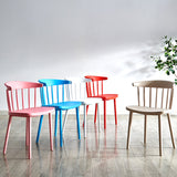 Modern Plastic Winsor Chair 30"H Acrylic Dining Chair for Restaurant Bedroom Clearhalo ' kitchen&dining_furn' 'Dining Chairs' 'Dining Tables & Seating' 'dining_chair' 'Furniture' 'furniture_dining_chair' 'Kitchen & Dining Furniture' 'kitchen' 3455263