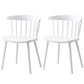 Modern Plastic Winsor Chair 30"H Acrylic Dining Chair for Restaurant Bedroom White Set of 2 Clearhalo ' kitchen&dining_furn' 'Dining Chairs' 'Dining Tables & Seating' 'dining_chair' 'Furniture' 'furniture_dining_chair' 'Kitchen & Dining Furniture' 'kitchen' 3455275