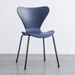 Glam Style Metal Side Chair Solid Back Matte Finish Home Use Dining Chair Blue Black 1 Piece Clearhalo ' kitchen&dining_furn' 'Dining Chairs' 'Dining Tables & Seating' 'dining_chair' 'Furniture' 'furniture_dining_chair' 'Kitchen & Dining Furniture' 'kitchen' 3455322