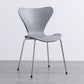Glam Style Metal Side Chair Solid Back Matte Finish Home Use Dining Chair Grey Silver 1 Piece Clearhalo ' kitchen&dining_furn' 'Dining Chairs' 'Dining Tables & Seating' 'dining_chair' 'Furniture' 'furniture_dining_chair' 'Kitchen & Dining Furniture' 'kitchen' 3455357