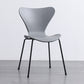Glam Style Metal Side Chair Solid Back Matte Finish Home Use Dining Chair Grey Black 1 Piece Clearhalo ' kitchen&dining_furn' 'Dining Chairs' 'Dining Tables & Seating' 'dining_chair' 'Furniture' 'furniture_dining_chair' 'Kitchen & Dining Furniture' 'kitchen' 3455384