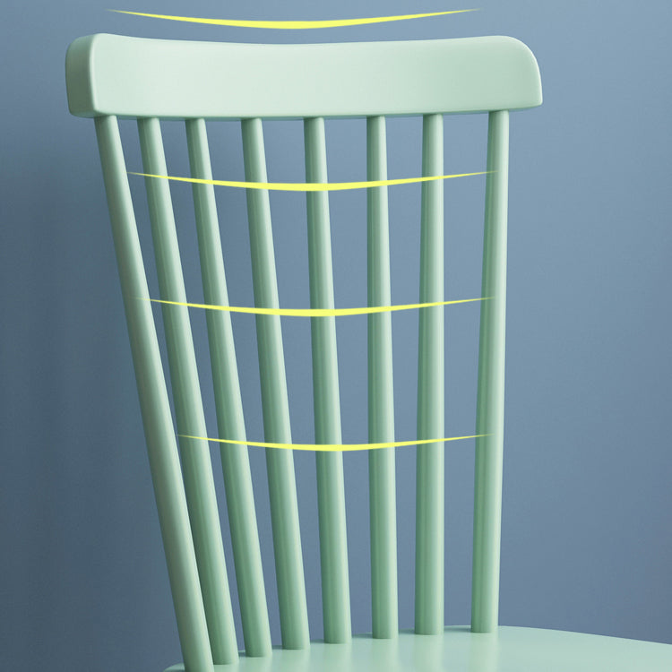 Contemporary Kitchen Wood Square Dining Chair Windsor Back Dining Side Chair Clearhalo ' kitchen&dining_furn' 'Dining Chairs' 'Dining Tables & Seating' 'dining_chair' 'Furniture' 'furniture_dining_chair' 'Kitchen & Dining Furniture' 'kitchen' 3455403