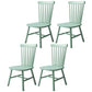 Contemporary Kitchen Wood Square Dining Chair Windsor Back Dining Side Chair Mint Green Set of 4 Clearhalo ' kitchen&dining_furn' 'Dining Chairs' 'Dining Tables & Seating' 'dining_chair' 'Furniture' 'furniture_dining_chair' 'Kitchen & Dining Furniture' 'kitchen' 3455423