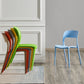 Home Side Chair Stackable Contemporary Open Back Plastic Dining Room Chair Clearhalo ' kitchen&dining_furn' 'Dining Chairs' 'Dining Tables & Seating' 'dining_chair' 'Furniture' 'furniture_dining_chair' 'Kitchen & Dining Furniture' 'kitchen' 3455488