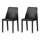 Modern Style Leather Dining Chair Matte Color Kitchen Side Parsons Chair Black Set of 2 Clearhalo ' kitchen&dining_furn' 'Dining Chairs' 'Dining Tables & Seating' 'dining_chair' 'Furniture' 'furniture_dining_chair' 'Kitchen & Dining Furniture' 'kitchen' 3455561