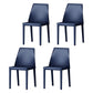 Modern Style Leather Dining Chair Matte Color Kitchen Side Parsons Chair Blue Set of 4 Clearhalo ' kitchen&dining_furn' 'Dining Chairs' 'Dining Tables & Seating' 'dining_chair' 'Furniture' 'furniture_dining_chair' 'Kitchen & Dining Furniture' 'kitchen' 3455585