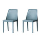 Modern Style Leather Dining Chair Matte Color Kitchen Side Parsons Chair Light Blue Set of 2 Clearhalo ' kitchen&dining_furn' 'Dining Chairs' 'Dining Tables & Seating' 'dining_chair' 'Furniture' 'furniture_dining_chair' 'Kitchen & Dining Furniture' 'kitchen' 3455587