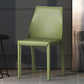 Modern Style Leather Dining Chair Matte Color Kitchen Side Parsons Chair Green 1 Piece Clearhalo ' kitchen&dining_furn' 'Dining Chairs' 'Dining Tables & Seating' 'dining_chair' 'Furniture' 'furniture_dining_chair' 'Kitchen & Dining Furniture' 'kitchen' 3455589