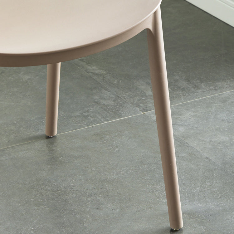 Plastic Contemporary Dining Room Chair Open Back Home Stackable Side Chair Clearhalo ' kitchen&dining_furn' 'Dining Chairs' 'Dining Tables & Seating' 'dining_chair' 'Furniture' 'furniture_dining_chair' 'Kitchen & Dining Furniture' 'kitchen' 3455616