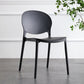 Plastic Contemporary Dining Room Chair Open Back Home Stackable Side Chair Clearhalo ' kitchen&dining_furn' 'Dining Chairs' 'Dining Tables & Seating' 'dining_chair' 'Furniture' 'furniture_dining_chair' 'Kitchen & Dining Furniture' 'kitchen' 3455622